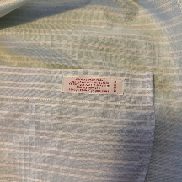 Brooks Brothers Pastel Striped Button Down Shirt Size M - Picture 8 of 10